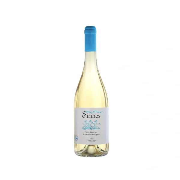 TERRA DIVINO Ημίξηρος Λευκός Οίνος Sirines Athiri-Moschato Spinas PGI Crete 750ml
