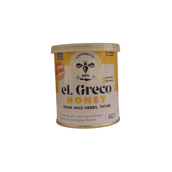 EL GRECO Honey from Thyme, Wild Herbs & Coniferous Trees 250g