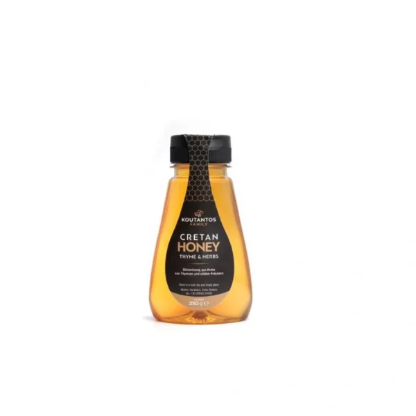 KOUTANTOS FAMILY Κρητικό Μέλι από Θυμάρι & Βότανα (squeeze) 250gr