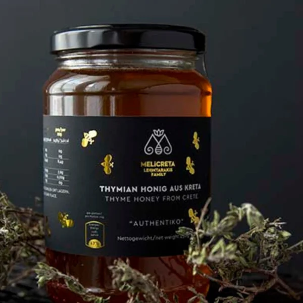 LEONTARAKIS FAMILY "Authentiko" Κρητικό Θυμαρίσιο Μέλι 950gr