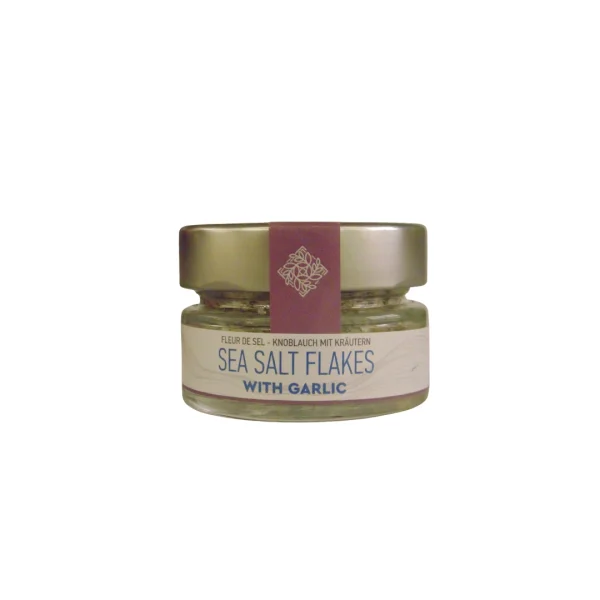 Greek Anthos Νιφάδες θαλασσινού αλατιού με σκόρδο 40gr